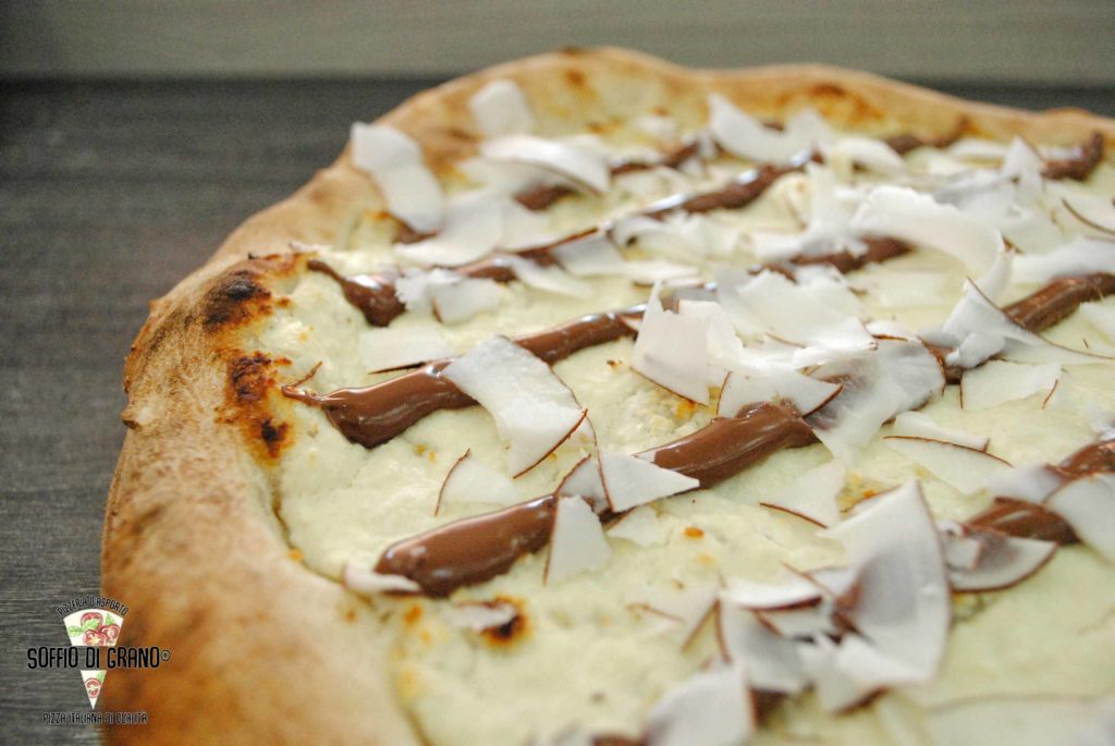 Pizze speciali di Agosto: Cocco, ricotta e nocciolata... da Soffio di Grano!