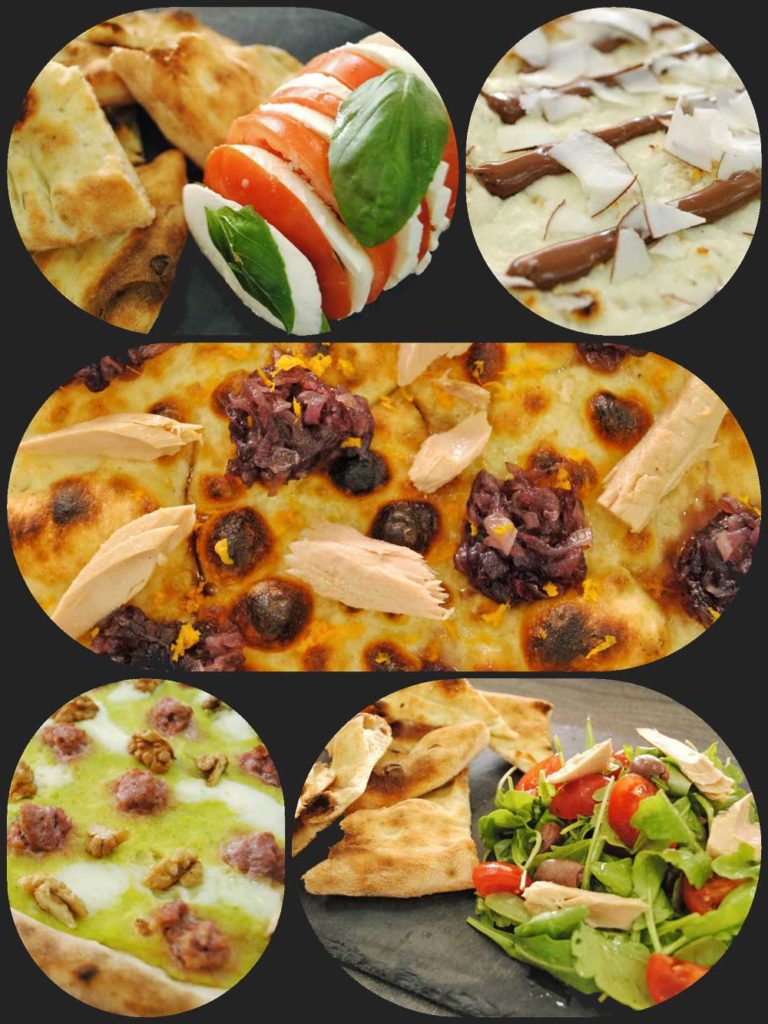 Collage pizze speciali agosto - Soffio di Grano