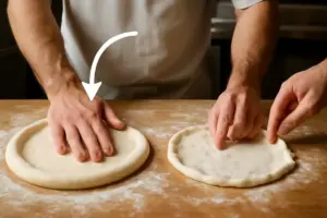 Qual è il modo giusto di stendere la pizza a mano? L’errore comune che rende il bordo troppo sottile