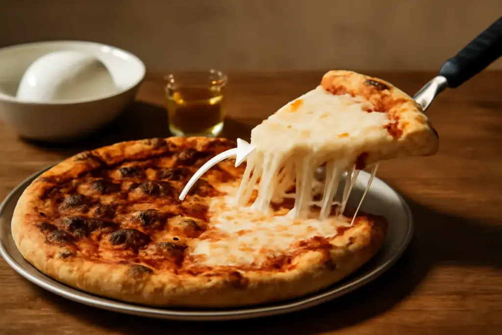 Perché la mozzarella si scurisce invece di filare sulla pizza? Il dettaglio che la maggior parte ignora