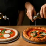Condire la pizza cruda oppure a metà cottura? La pratica che rende davvero la superficie fragrante