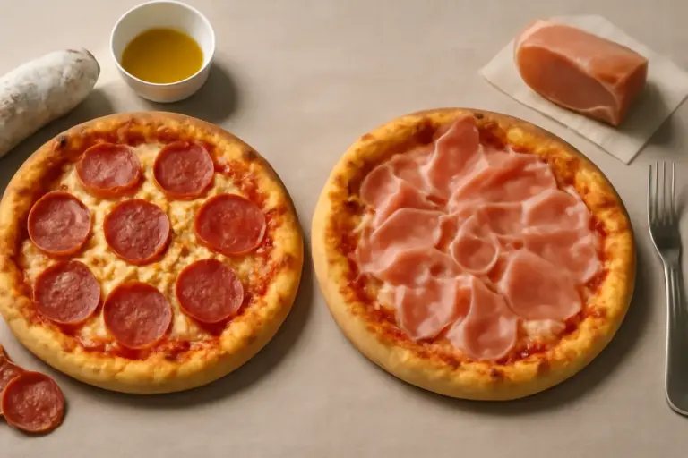 Differenza tra salumi stagionati e semi-stagionati sulla pizza: gusto e resa a confronto