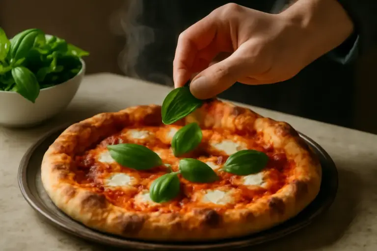 Quando usare il basilico fresco sulla pizza? Il momento esatto per sprigionare il profumo