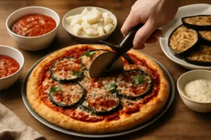 Parmigiana sulla pizza: come bilanciare ingredienti umidi senza rovinare l’impasto