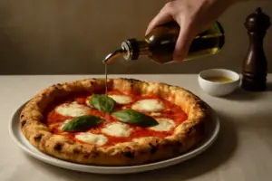 Quando aggiungere olio sulla pizza? Il momento ideale per esaltare aroma e croccantezza
