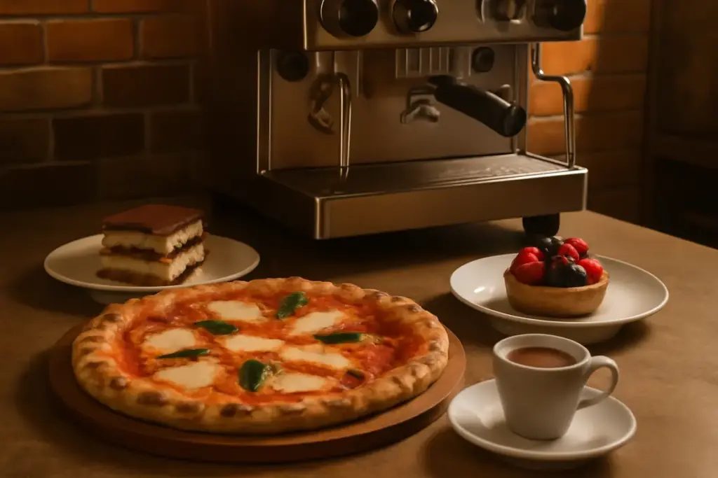 Caffè espresso in pizzeria: come valorizzare i dessert e la pizza con abbinamenti mirati